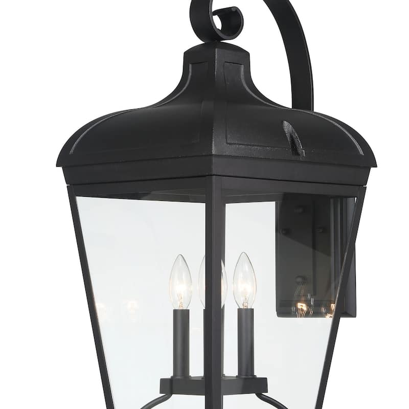 The Great Outdoors 72483 Marquee 4 Light 25" Tall Outdoor Wall Sconce