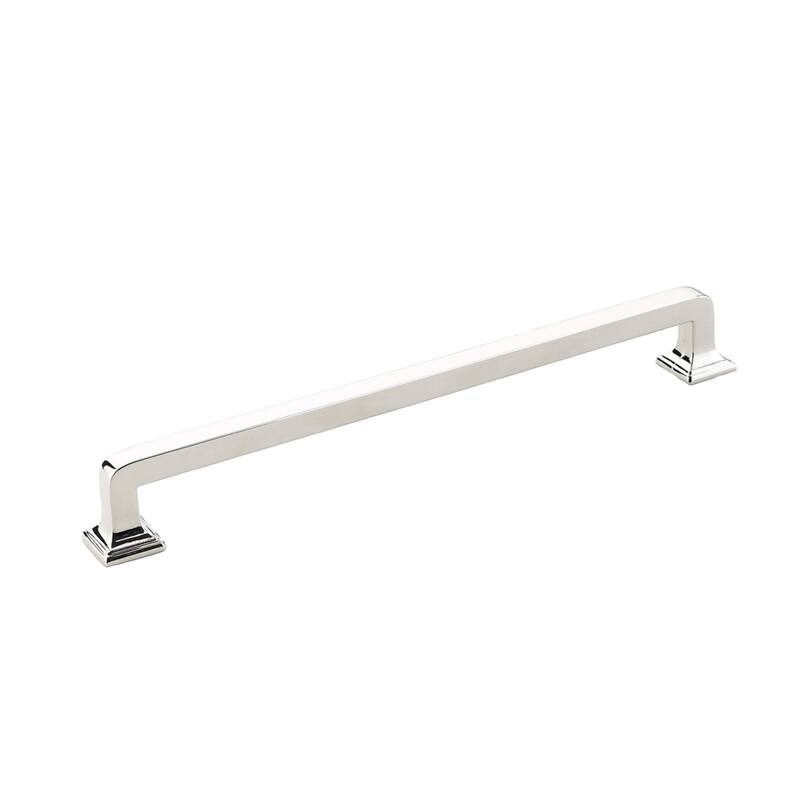 Schaub and Company Menlo Park 8" Center to Center Handle Cabinet Pull - Polished Nickel