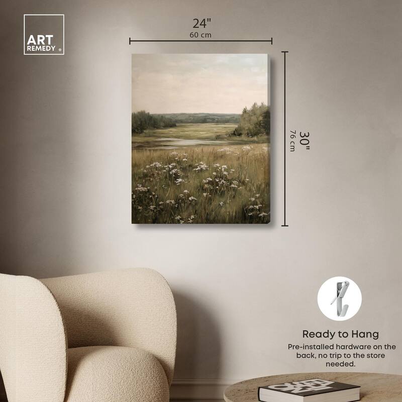 Marshland Whispers Canvas by Art Remedy, Gallery Wrapped
