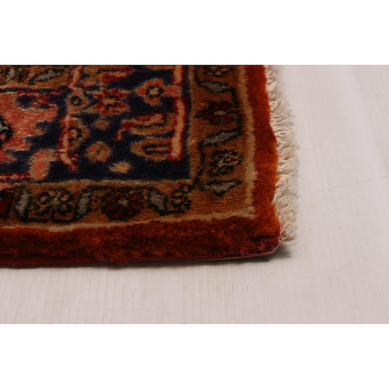 ECARPETGALLERY Hand-knotted Anatolian Vintage Red Wool Rug - 4'3 x 5'11