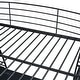 preview thumbnail 34 of 32, Metal Loft Bed Frame, Under Bed with 4 Layers of Shelves & L-shaped Desk, Desktop with Sockets, USB Ports, Wireless Charging