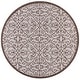 preview thumbnail 90 of 161, JONATHAN Y Ourika Vintage Filigree Textured Weave Indoor/Outdoor Area Rug 5' Round - Taupe/Espresso