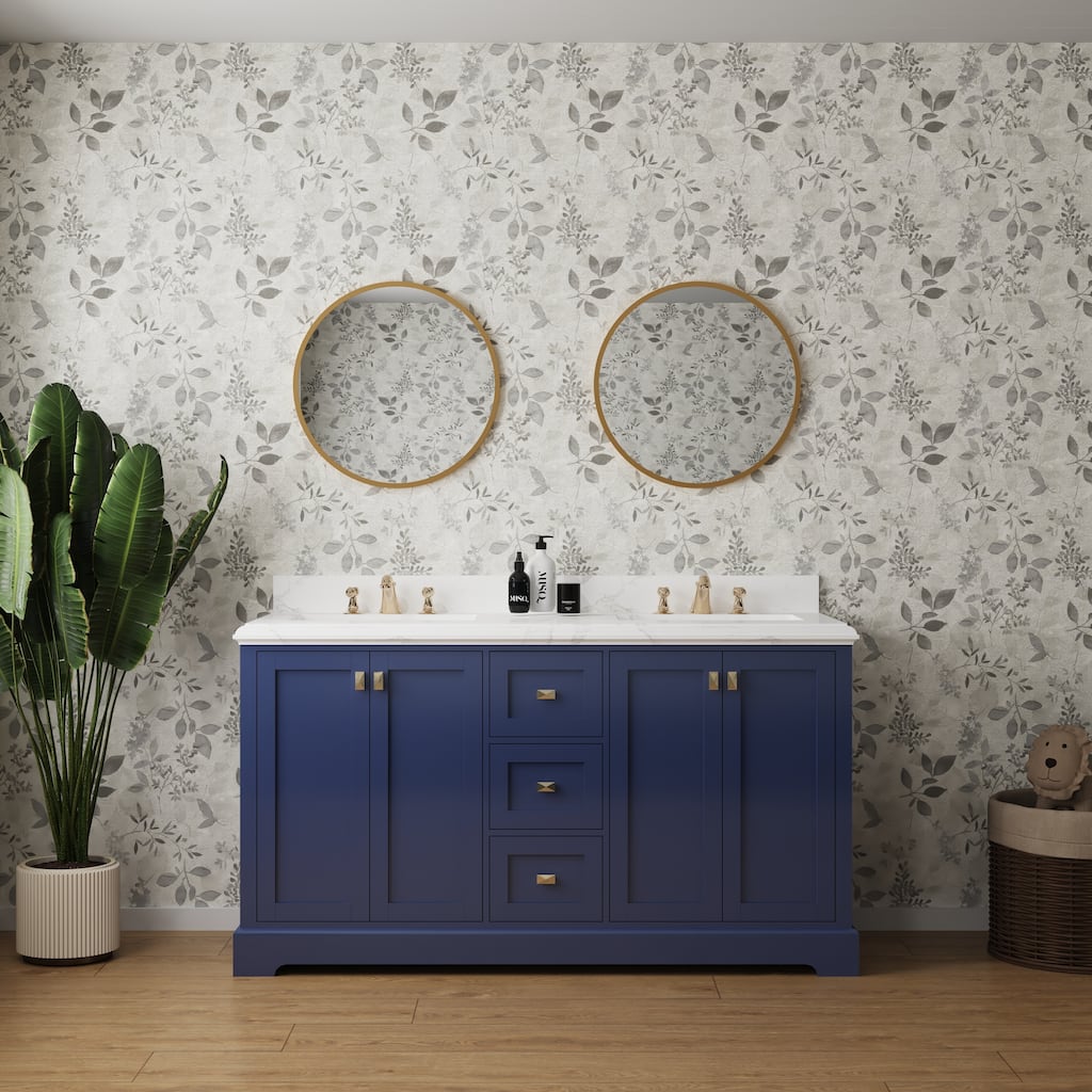 Vanity Sink Combo with Marble Countertop