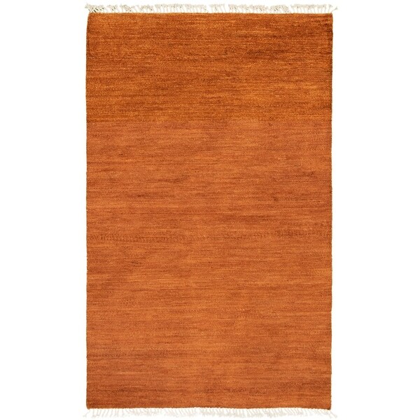 Burnt orange throw best sale rug