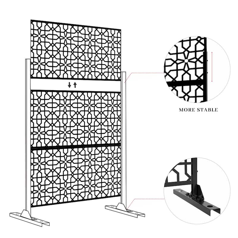 Privacy Screen Free Standing Basil