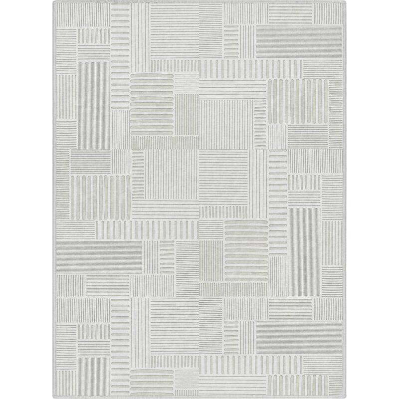 Well Woven Apollo Elemental Granite Geometric Low Pile Area Rug