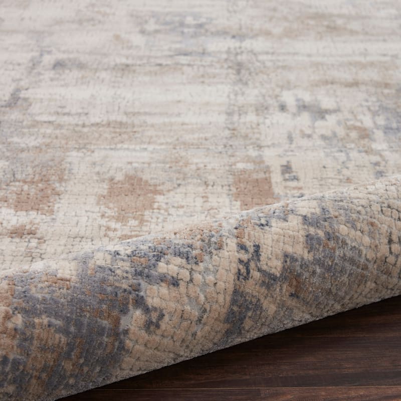 Rustic Textures Vintage Abstract Modern Area Rug