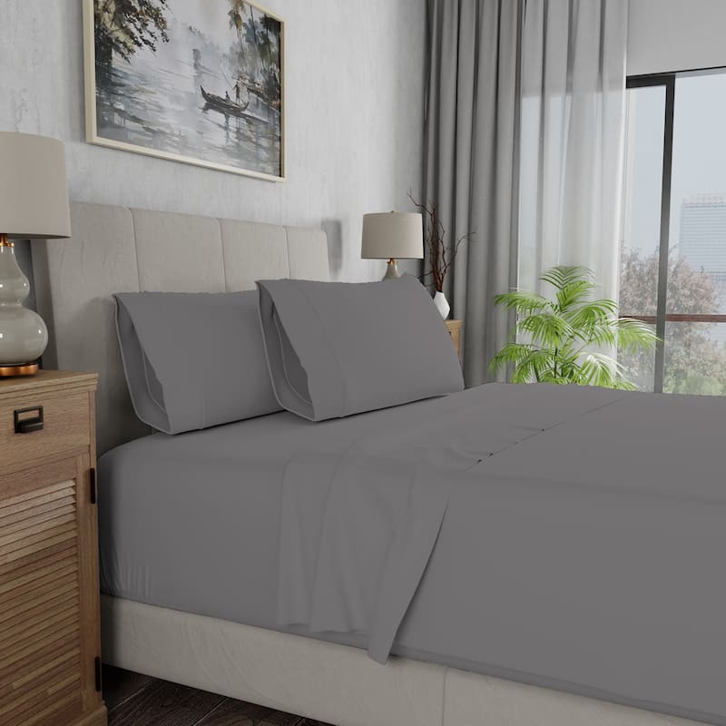 100% Cotton Lightweight & Breathable Percale Weave Flat Sheet