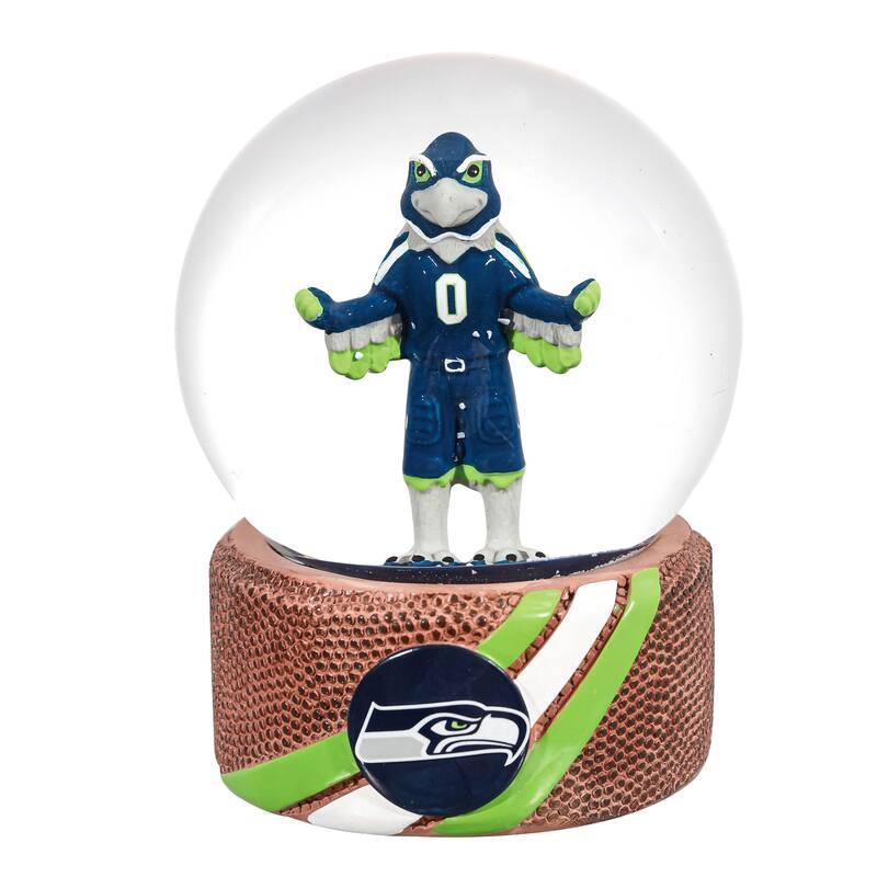 Seattle Seahawks 5 in. Glass Tabletop Snow Globe
