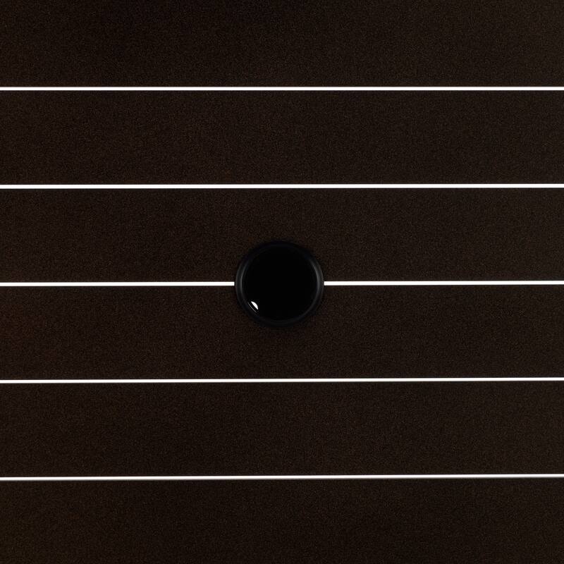 SAFAVIEH Outdoor Living Fash Aluminum 4 Leg Dining Table - 71"W x 37"D x 29"H