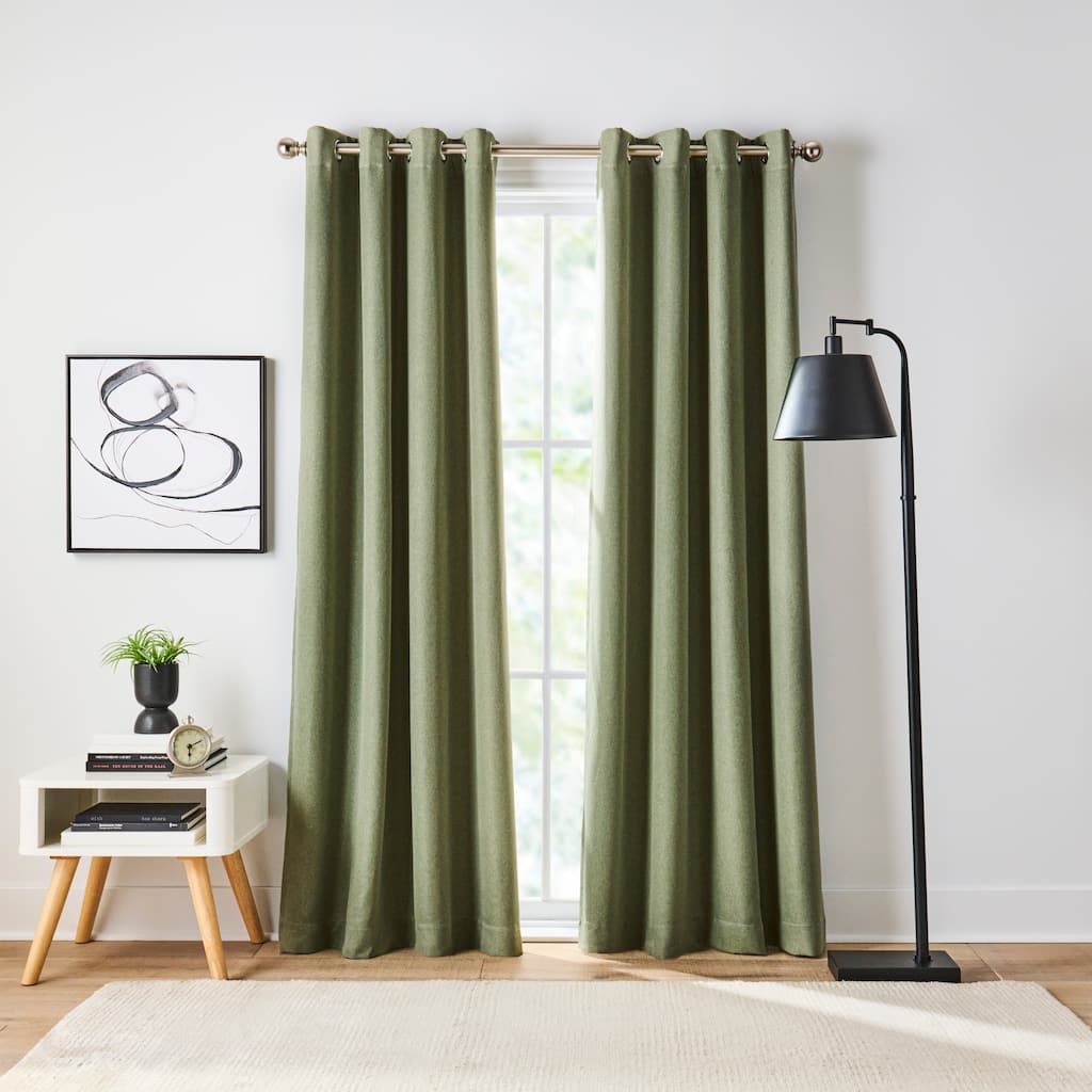 Tommy Hilfiger Kingston Grommet Curtain Panel Pair