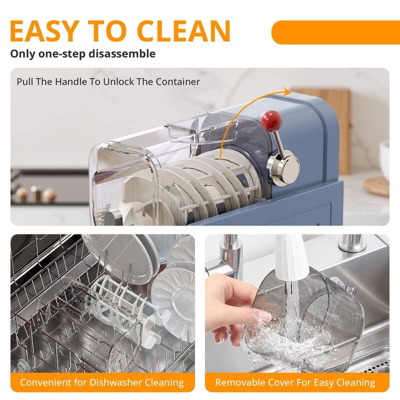6 Pre-set Modes Slushie Machine Self-Cleaning Professional Frozen Drink Maker, No Ice Needed