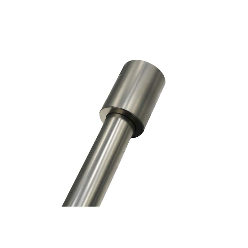 Linen Avenue Cylinder Double Window Curtain Rod Set