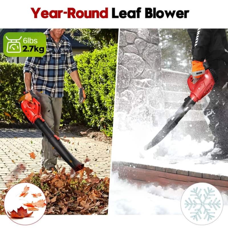 Cordless blade blowing machine