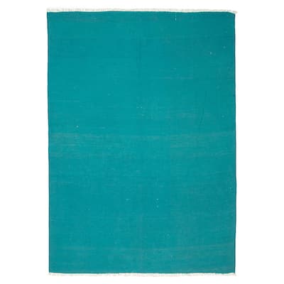 Ankara FW Teal Kilim 5'9" x 8'2" - 5'9 x 8'2