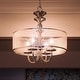 preview thumbnail 1 of 5, Luxury Cosmopolitan Chandelier, 20"H x 22"W, with Traditional Style, Polished Nickel, by Urban Ambiance - 20H x 22W x Dep