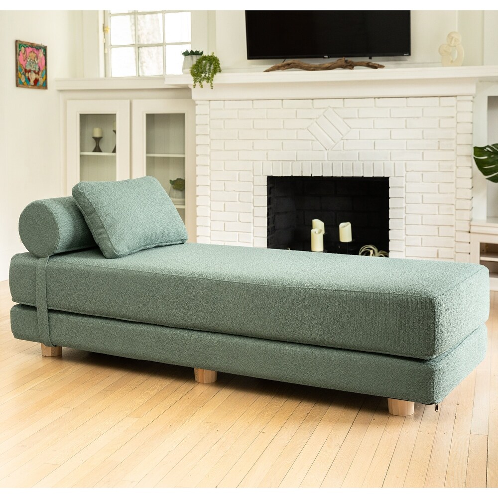 Green daybed best sale