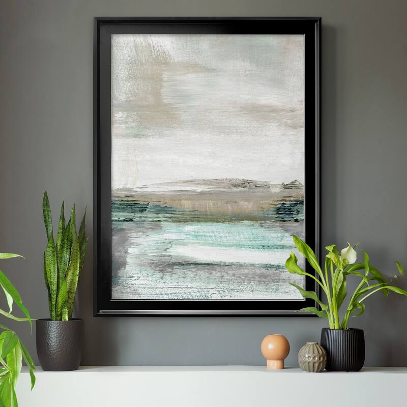 Summer Teal I Premium Framed Print - Ready to Hang