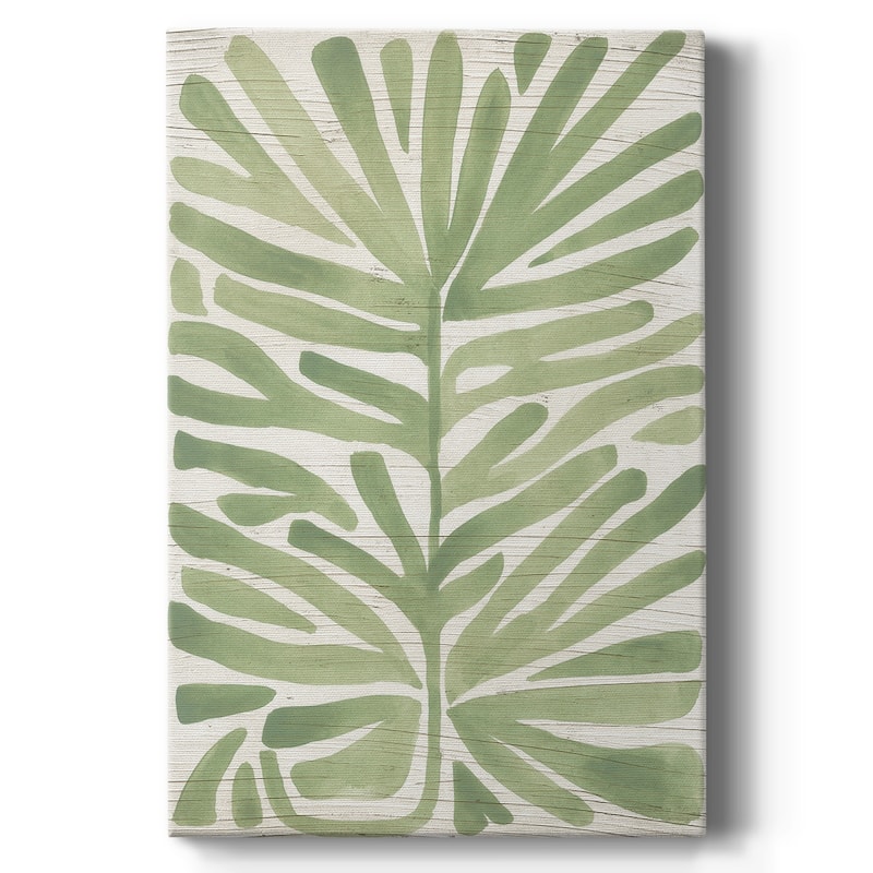 Driftwood Palm Leaf IV Premium Gallery Wrapped Canvas - Ready to Hang - 18X27