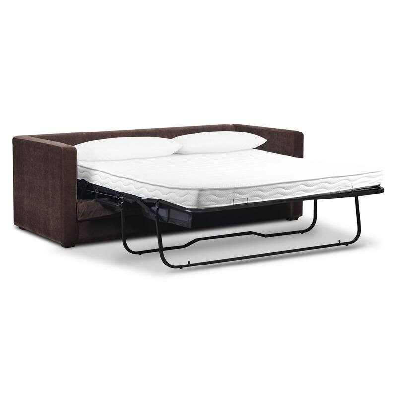 Poly & Bark Napa 82" Fabric Pull-Out Sofa Bed - Sable Brown