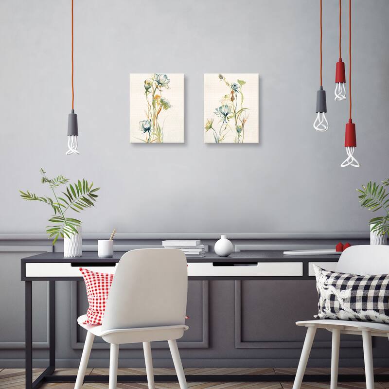 Late Summer Wildflowers I-II by Liz Jardine Canvas Art Prints