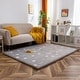 preview thumbnail 15 of 30, Memory Foam Soft Padded Baby Play Mats Area Rug with Non-Slip Bottom 3' x 5' - Grey Star