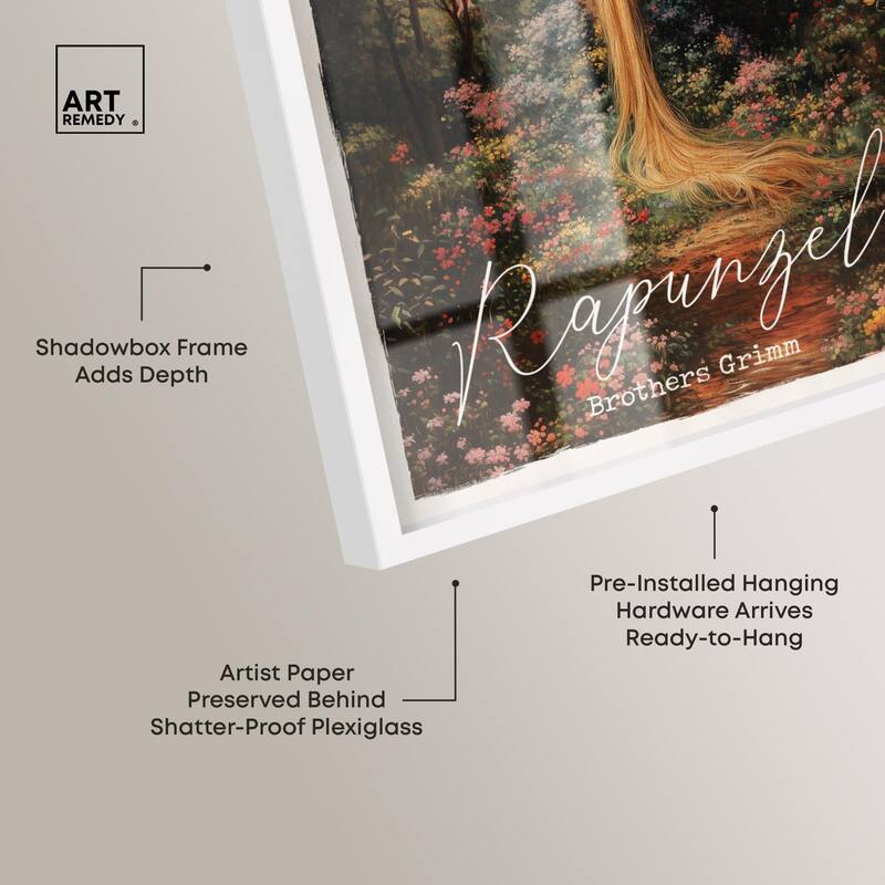 Rapunzel Classic Shadowbox by Art Remedy