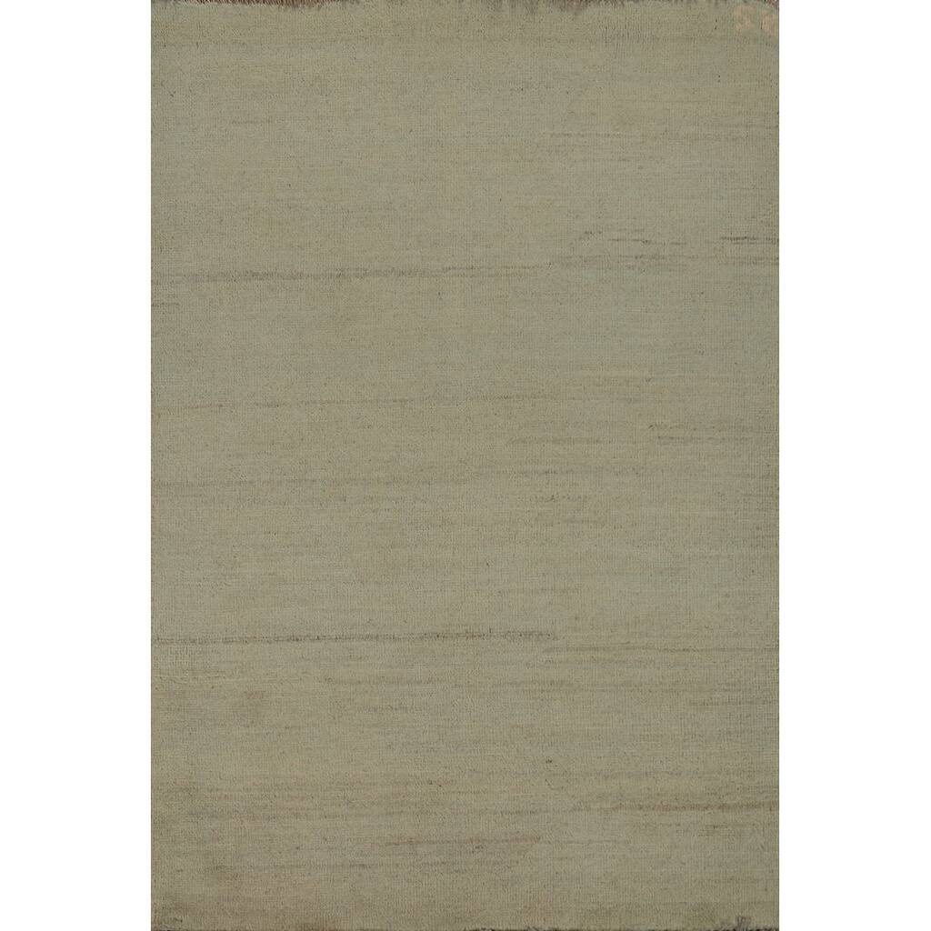 Modern Gabbeh Oriental Accent Rug Handmade Wool Carpet - 2'8"x 3'11"