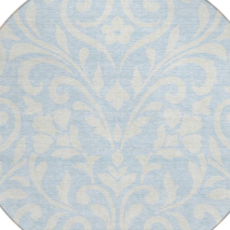 HomeRoots Floral Transitional Rectangle Outdoor Rug