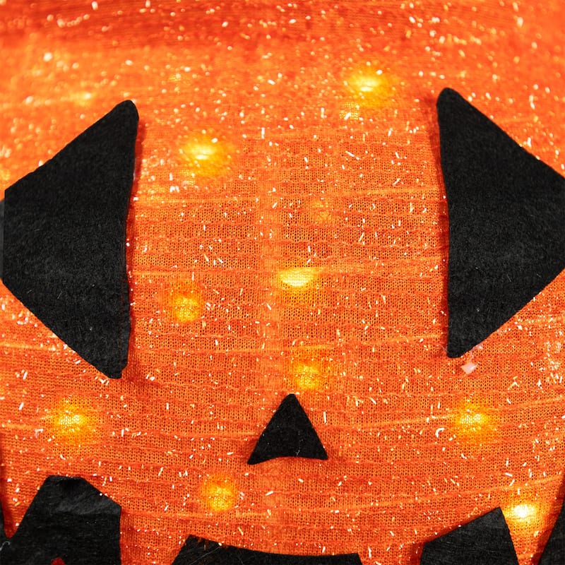34" Pop-up Jack-O-Lanterns Witch's Hat Outdoor Halloween Decoration