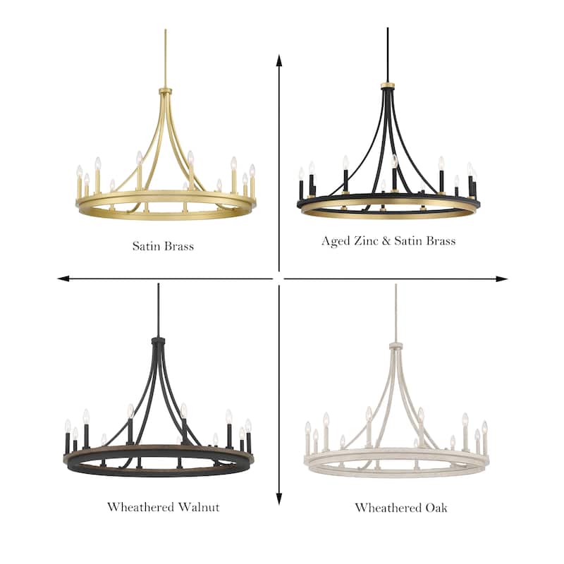 Acroma 12-light 40In Modern Farmhouse Large Empire Chandelier
