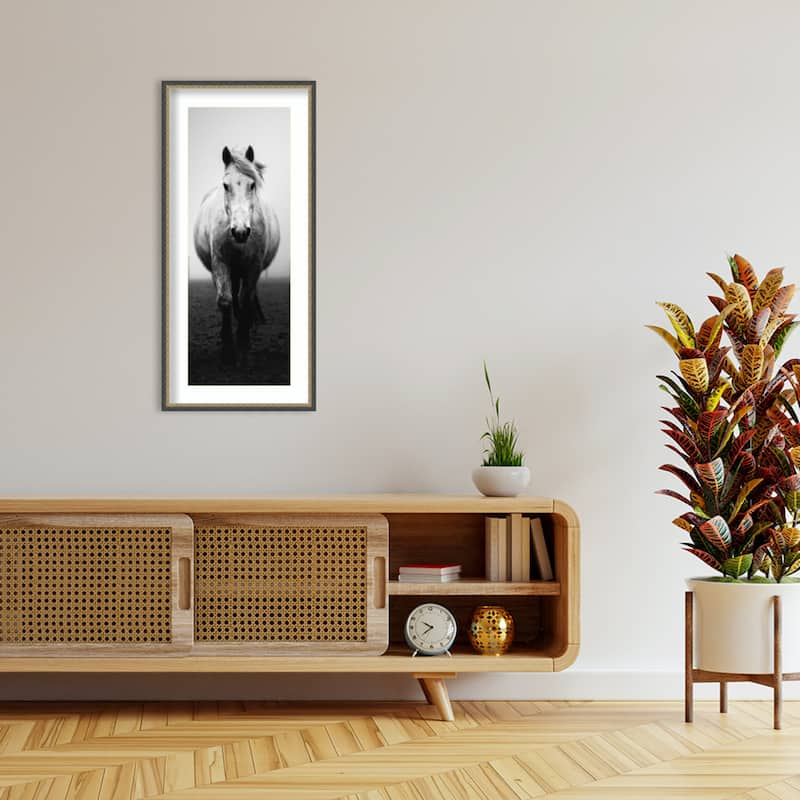 Confidence by Christophe Staelens Wood Framed Wall Art Print