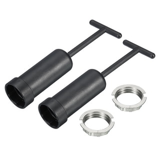 DiCUNO Lamp Shade Rings, E26 Light Socket Collar Ring, Black Threaded Reducer 221646149