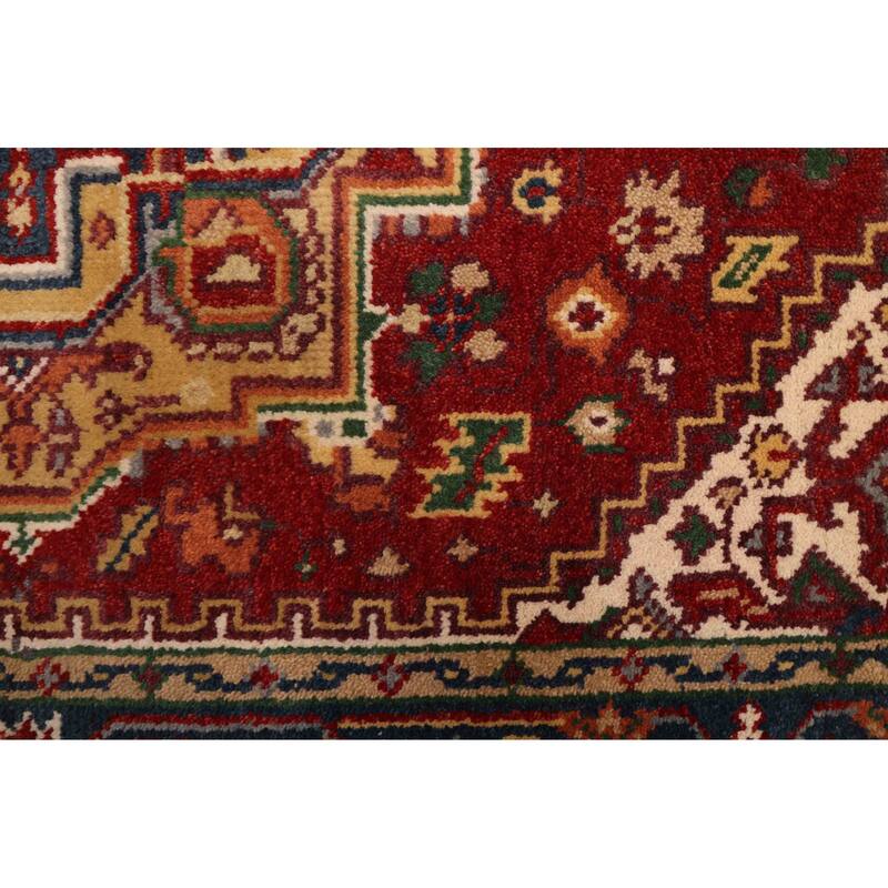 ECARPETGALLERY Hand-knotted Serapi Heritage Red Wool Rug - 4'0 x 6'1