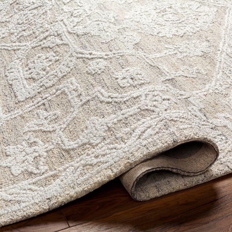 Livabliss Shabby Chic Piazza Medallion Area Rug