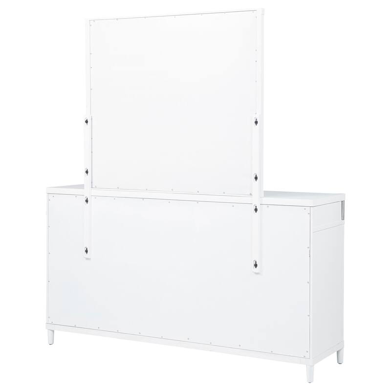Gracemont 8-drawer Bedroom Dresser Cabinet White
