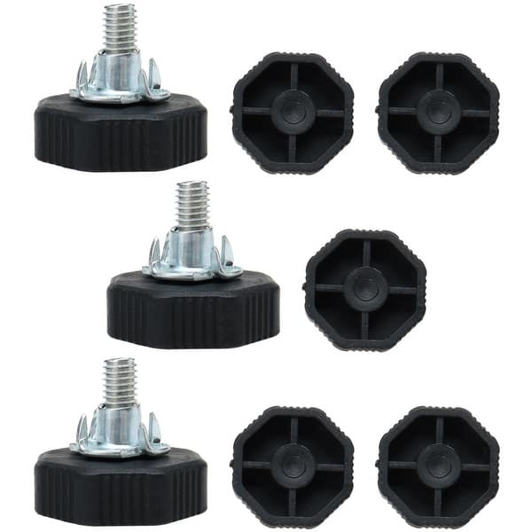 Sliding Leveler M8 x 20 x 36mm Furniture Glide Leveling Feet Prevent Scratch Adjustable ...