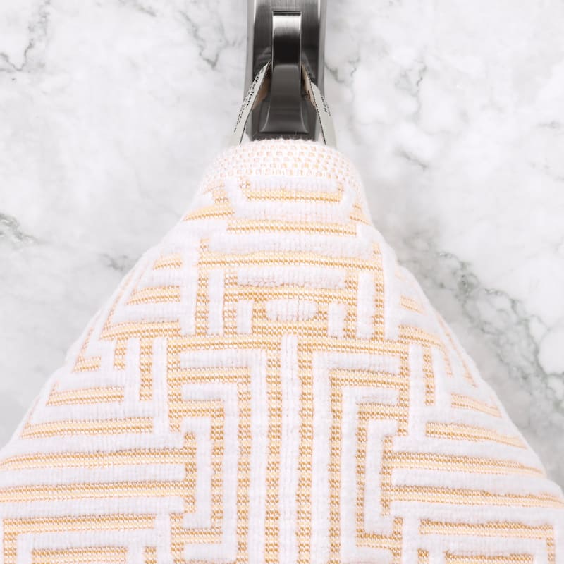 Superior Jasper Cotton Modern Geometric Jacquard Hand Towel Set of 6