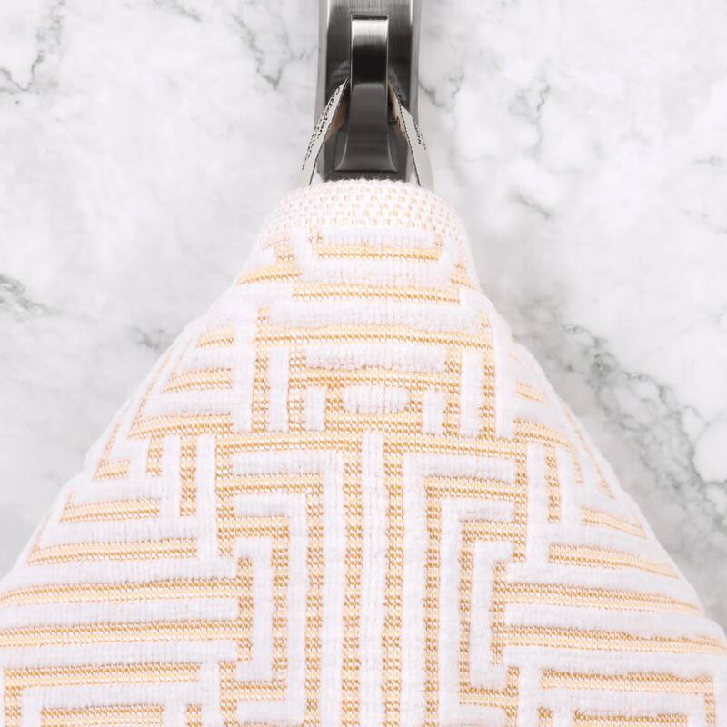 Superior Jasper Cotton Modern Jacquard Face Towel Washcloth Set of 12