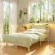 preview thumbnail 59 of 82, Headboards with Storage Shelves, Head Board with Power Outlet and LED Light for Bed Frame