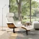 Option Porcelain White Leather