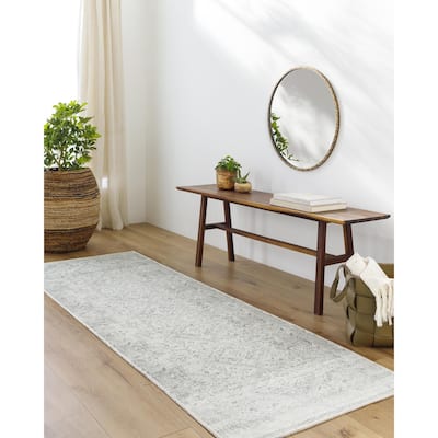 Livabliss Traditional Amelie Medallion Washable Area Rug