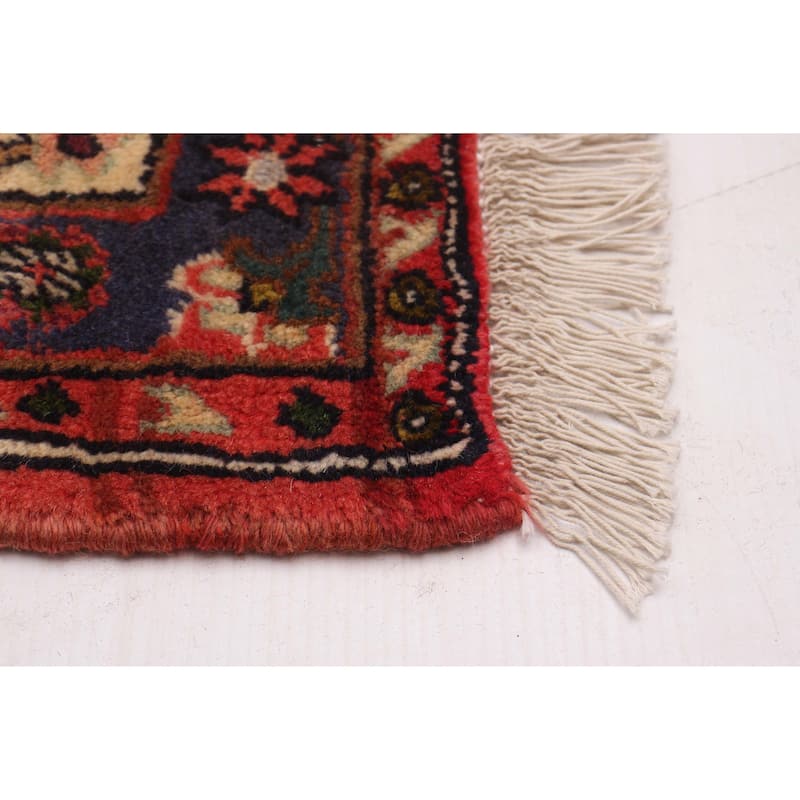 ECARPETGALLERY Hand-knotted Anatolian Vintage Red Wool Rug - 4'7 x 8'1