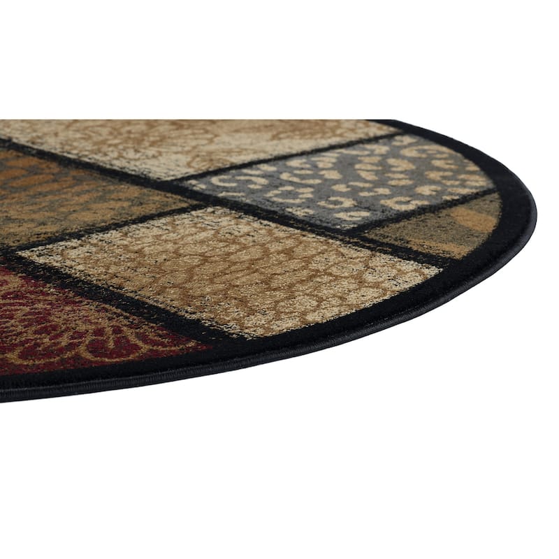 Infinity Transitional Floral Indoor Area Rug - 5'3 x 5'3