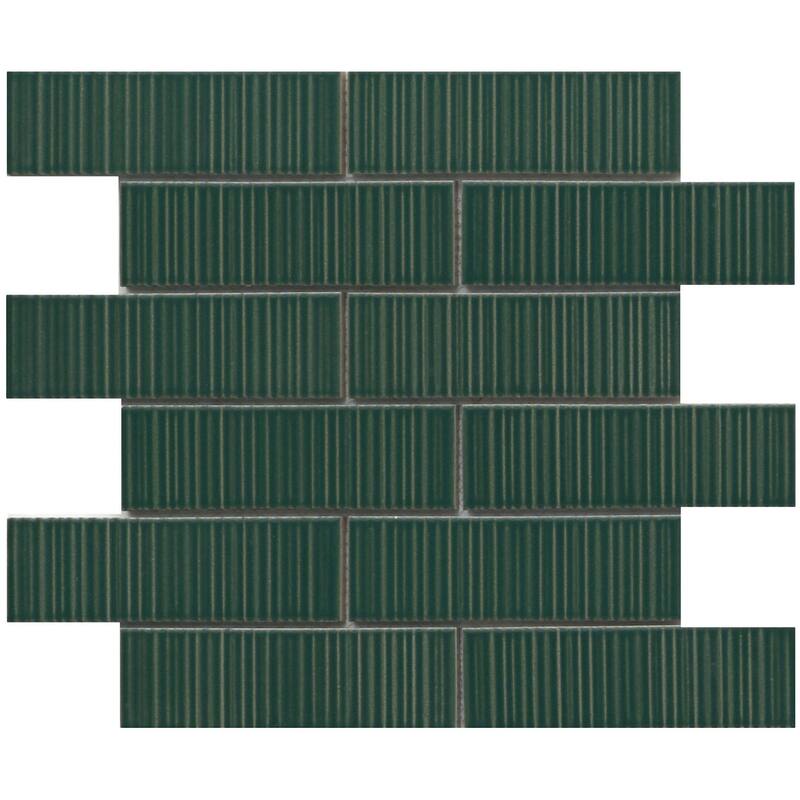 Emser Tile W50ORNA1112MOFP Ornami - 11" x 12" Brick Wall Tile - Glossy
