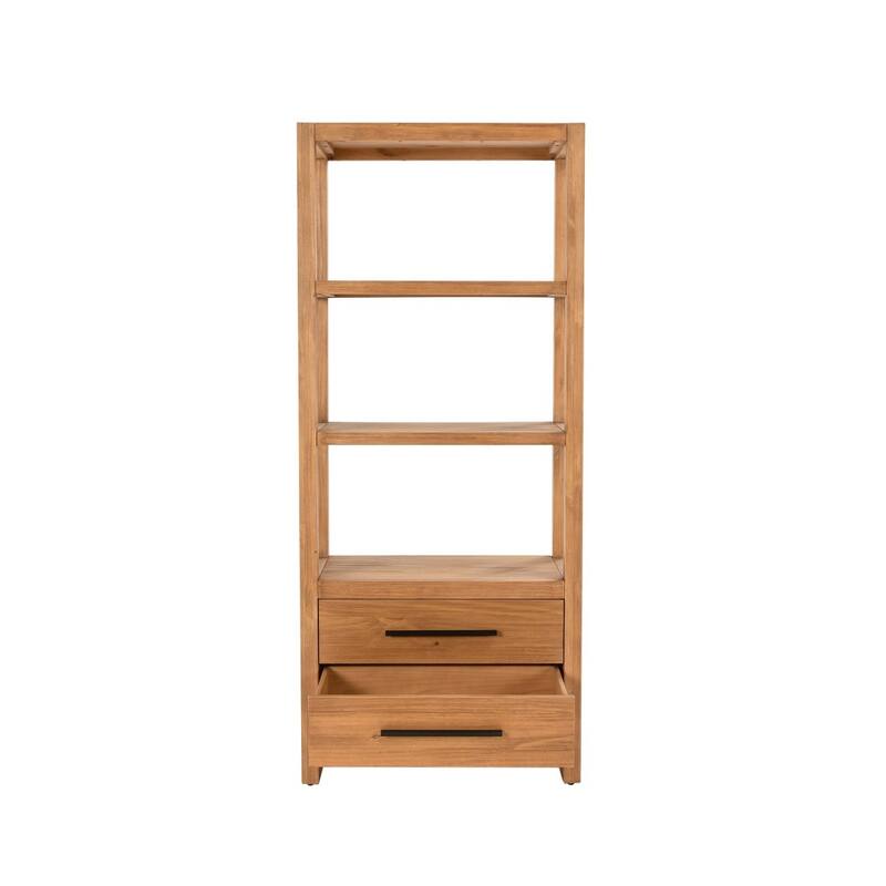Fenmore 2 Drawers Bookcase by Kosas Home