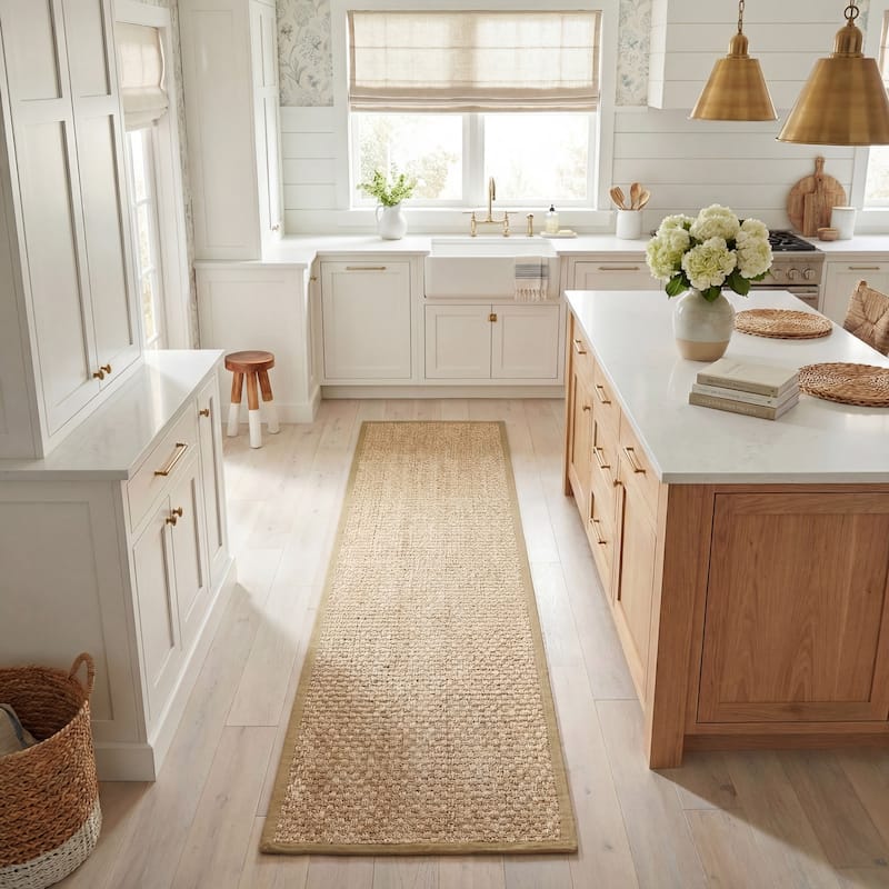SAFAVIEH Natural Fiber Zymryd Basketweave Seagrass Rug