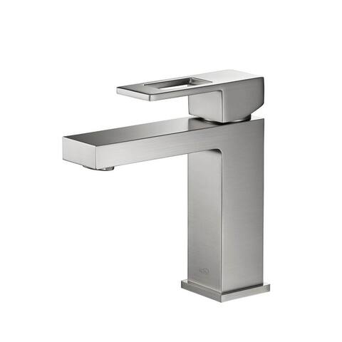 Solid Brass Single-handle Bathroom Vanity Sink Faucet w/ Water Hose