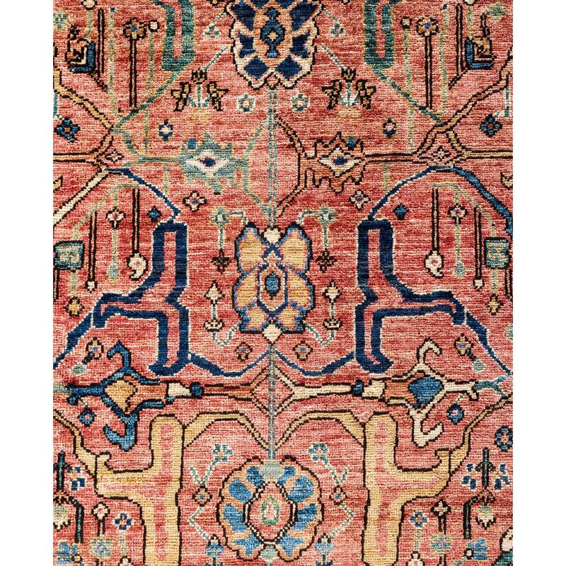 Serapi One-of-a-Kind Hand-Knotted Area Rug - Pink - 9' 1" x 11' 11"