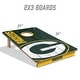 preview thumbnail 2 of 5, Green Bay Packers NFL Tailgate Cornhole Board Set
